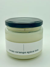 Load image into Gallery viewer, cran-orange spice tea candle
