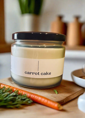 carrot cake candle