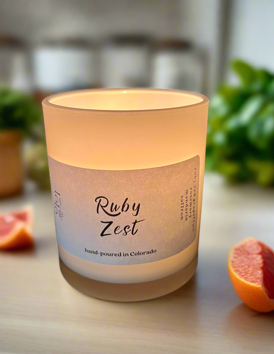 Ruby Zest Candle