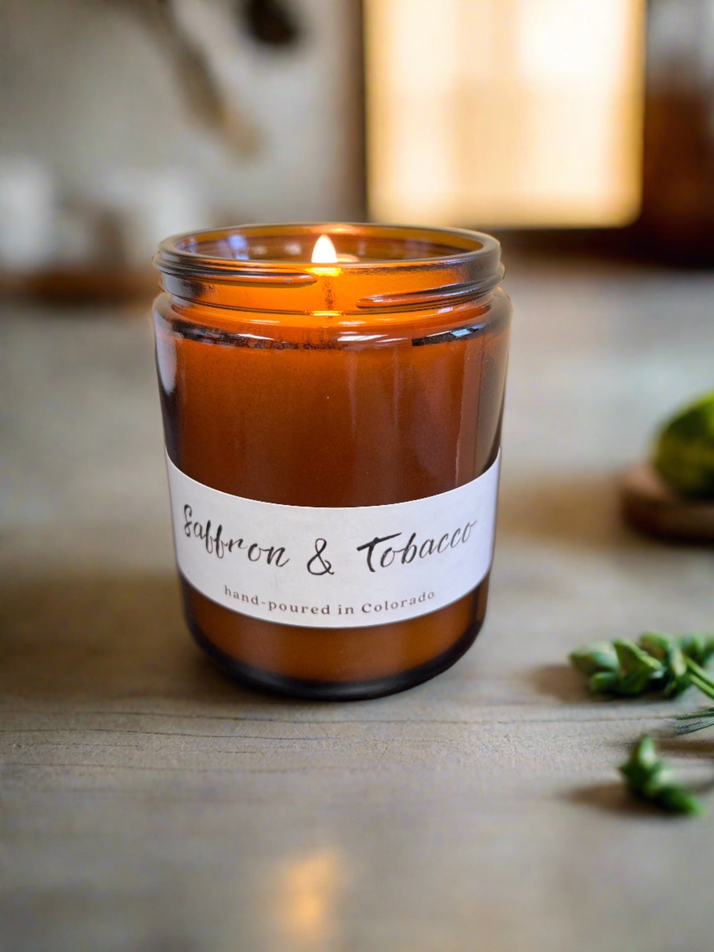 Saffron and Tobacco Candle