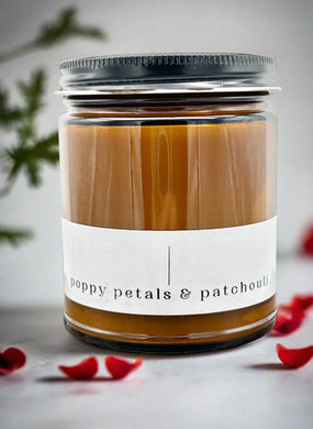 Poppy Petals & Patchouli Candle